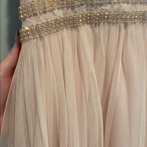 Blush Pink Prom Dress - Picture 3 of 7